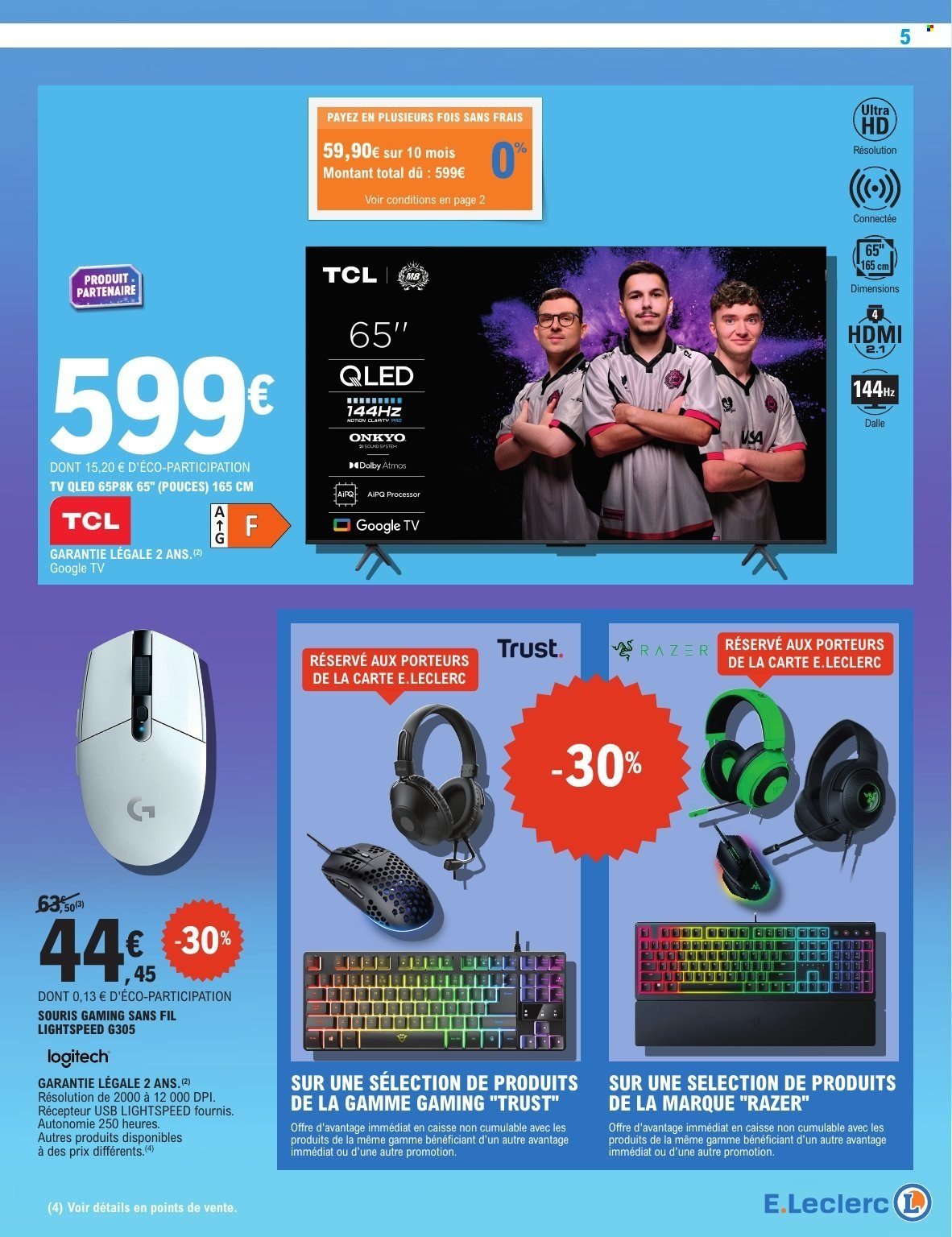 Catalogue E.LECLERC - HIGH-TECH GAMING & UNIVERS CONNECTE