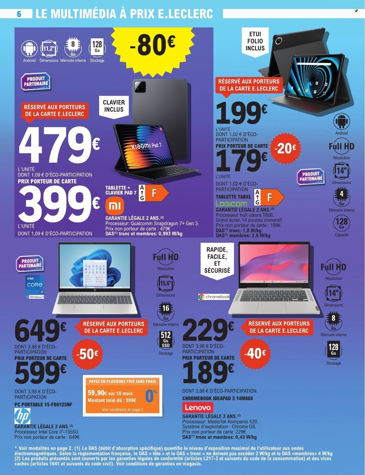 Catalogue E.LECLERC - HIGH-TECH GAMING & UNIVERS CONNECTE