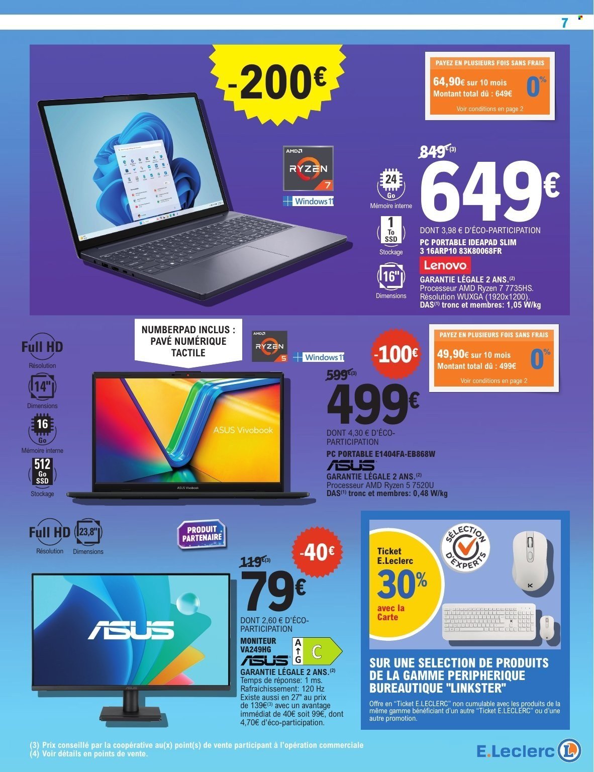 Catalogue E.LECLERC - HIGH-TECH GAMING & UNIVERS CONNECTE