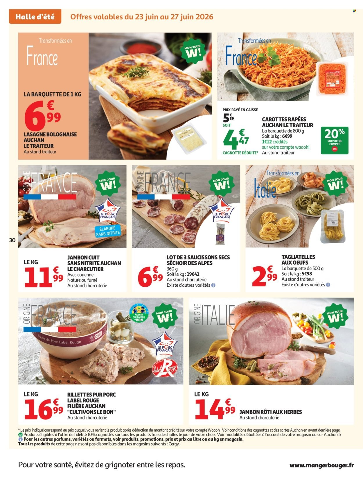 Catalogue AUCHAN - Tops promos hypers