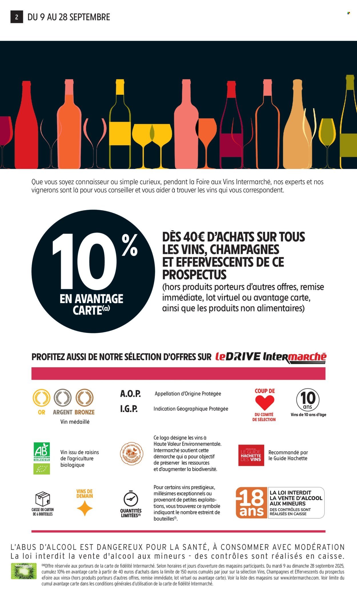 Catalogue INTERMARCHÉ - Foire aux vins (2025-09-09 - 2025-09-28)