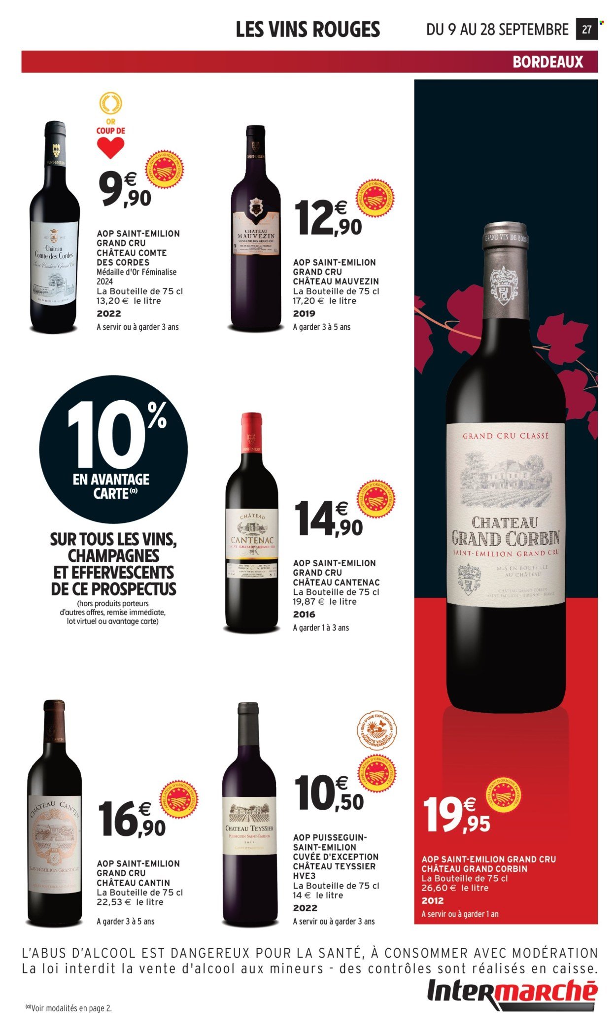 Catalogue INTERMARCHÉ - Foire aux vins (2025-09-09 - 2025-09-28)