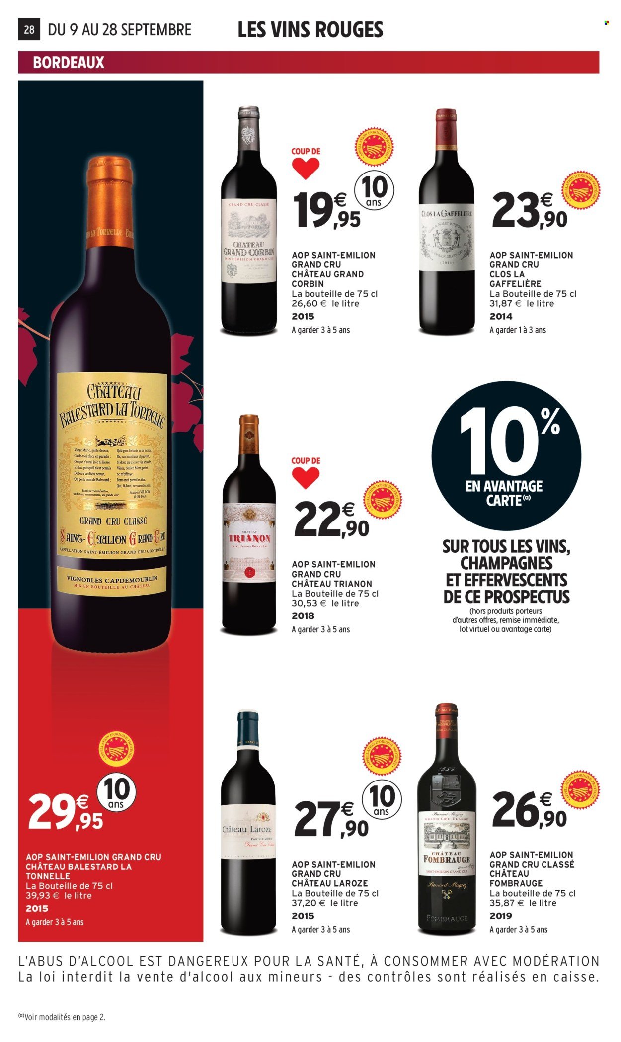 Catalogue INTERMARCHÉ - Foire aux vins (2025-09-09 - 2025-09-28)