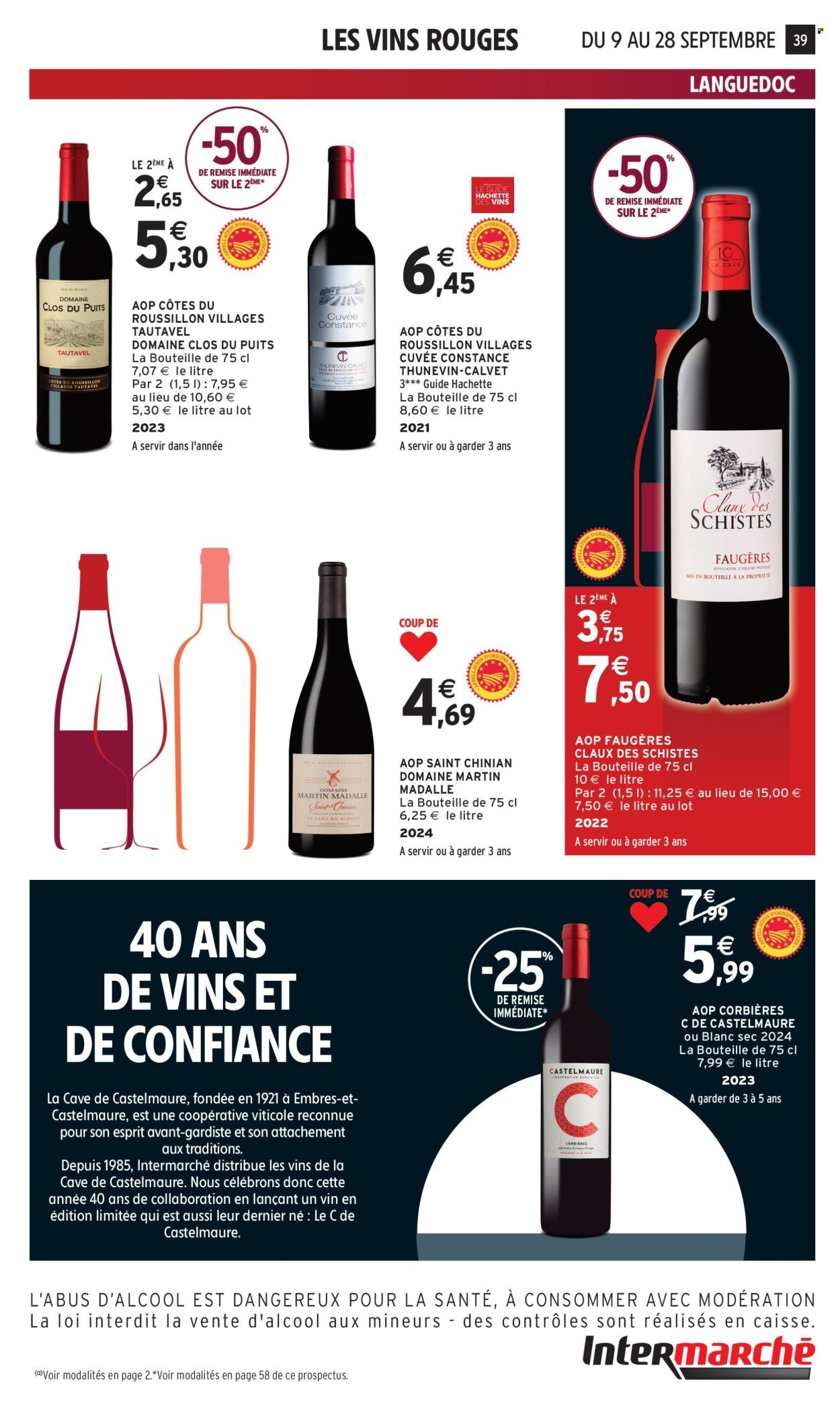 Catalogue INTERMARCHÉ - Foire aux vins (2025-09-09 - 2025-09-28)