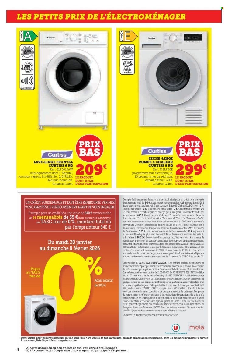 Catalogue SUPER U - Arts ménagers (2026-01-20 - 2026-02-08)