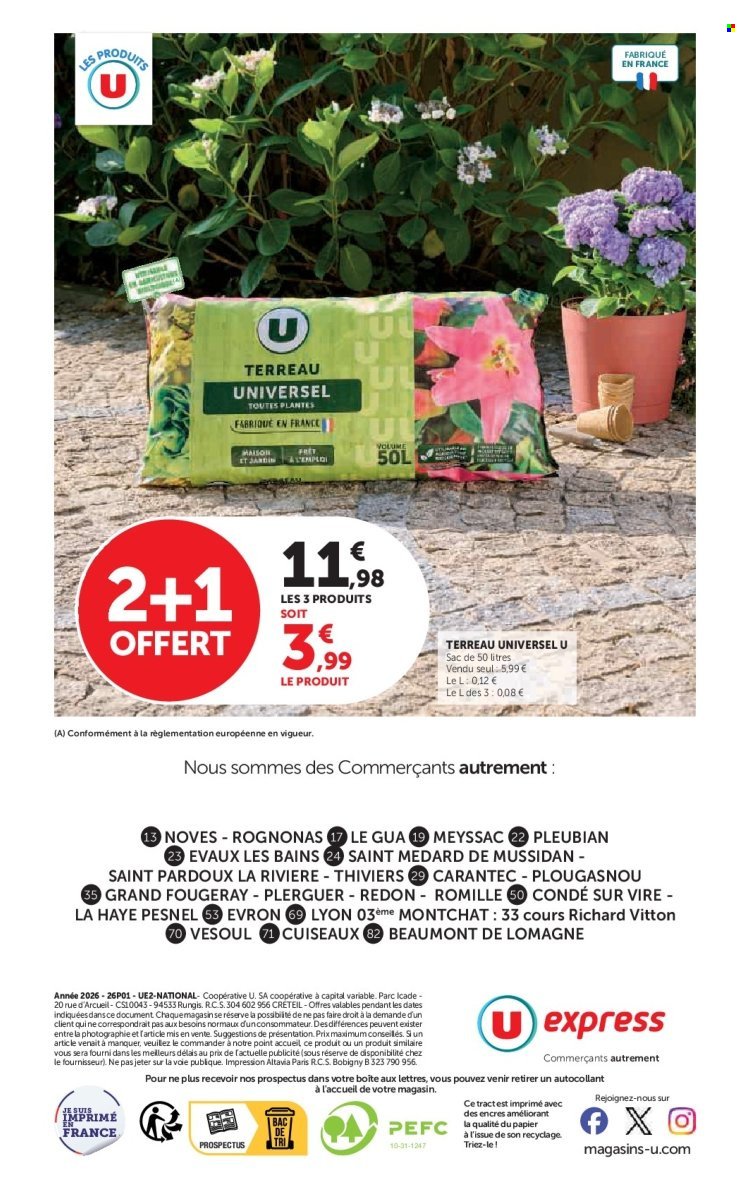 Catalogue U EXPRESS - Le jardin à prix bas (2026-02-17 - 2026-03-01)