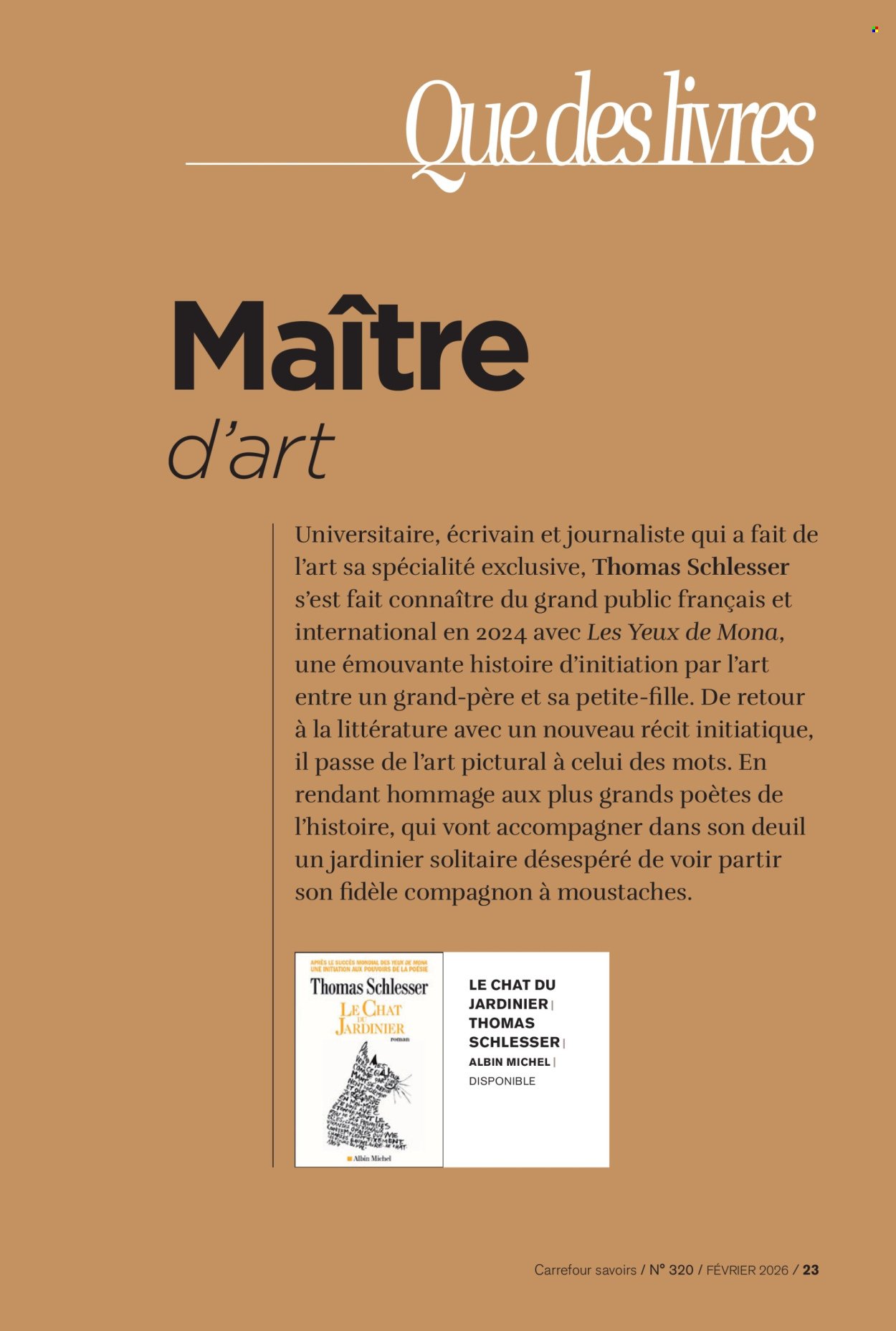 Catalogue CARREFOUR - A CHACUN SA CULTURE