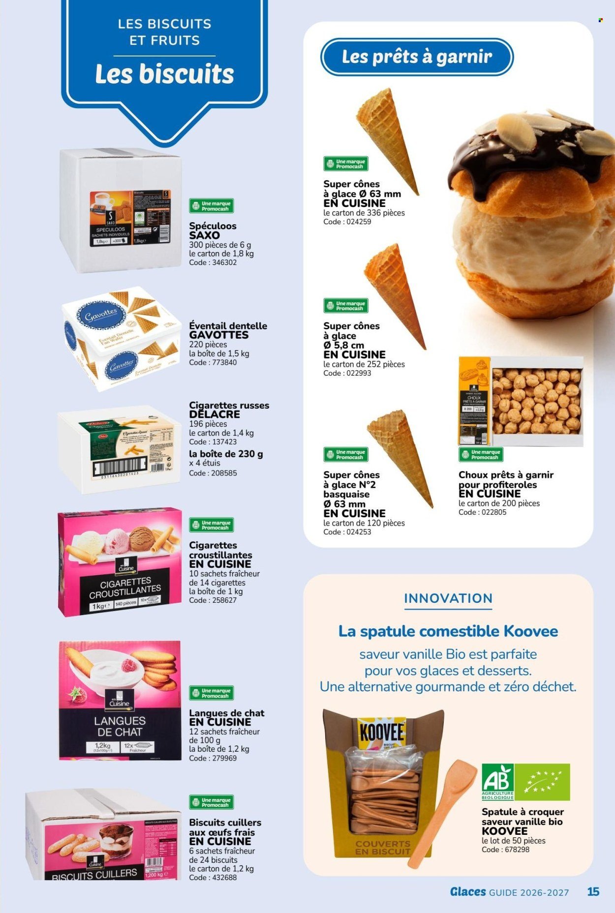Catalogue PROMOCASH - GUIDE GLACES