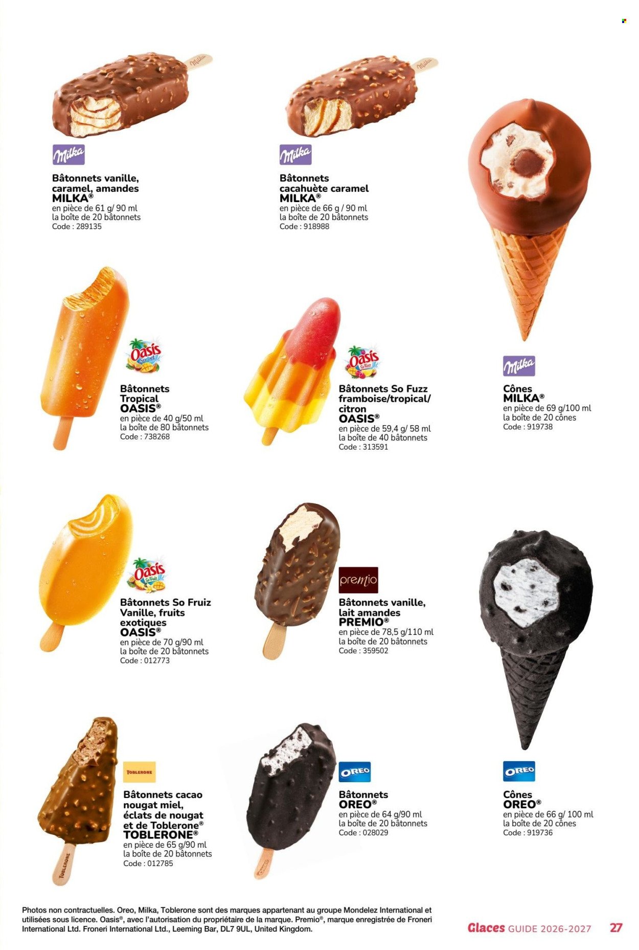Catalogue PROMOCASH - GUIDE GLACES