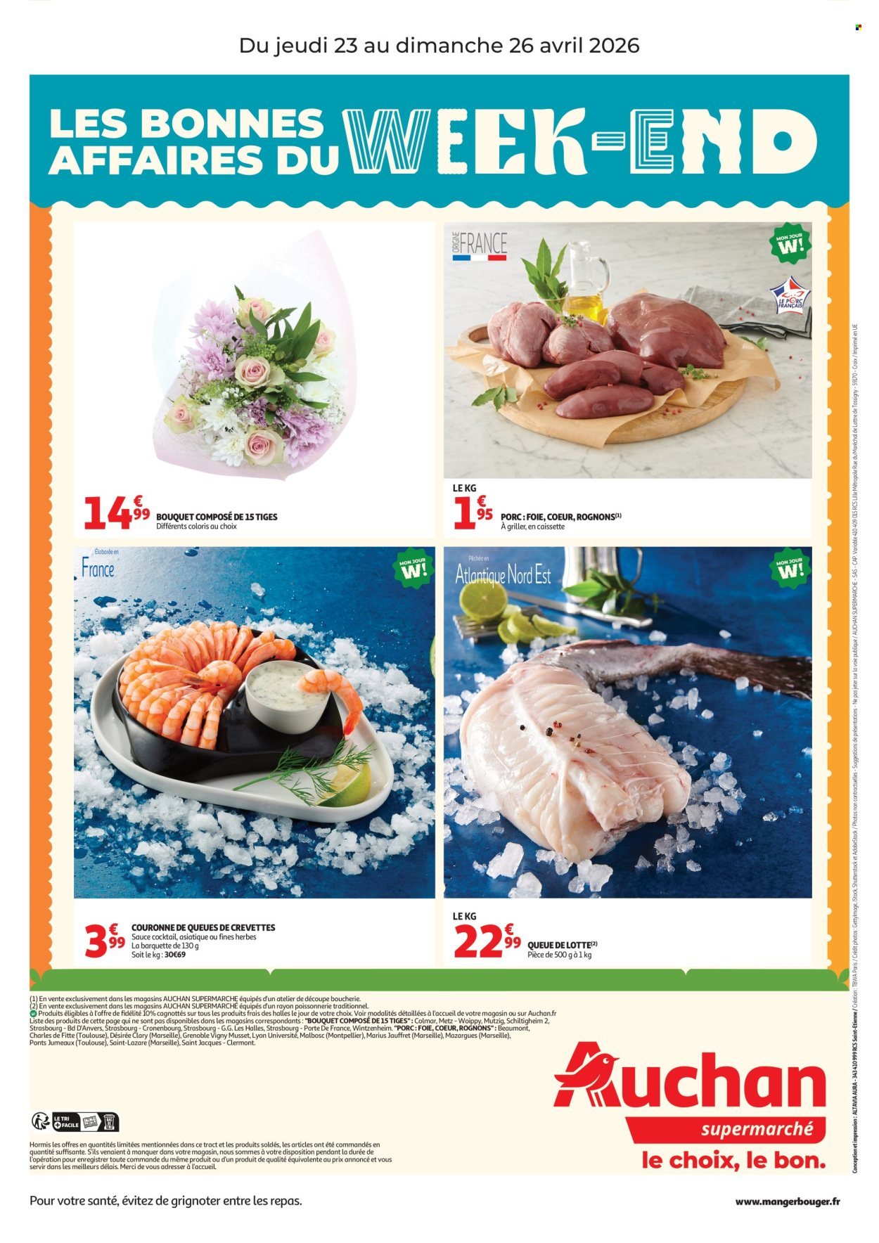 Catalogue AUCHAN - Les bons plans du week-end dans votre super !