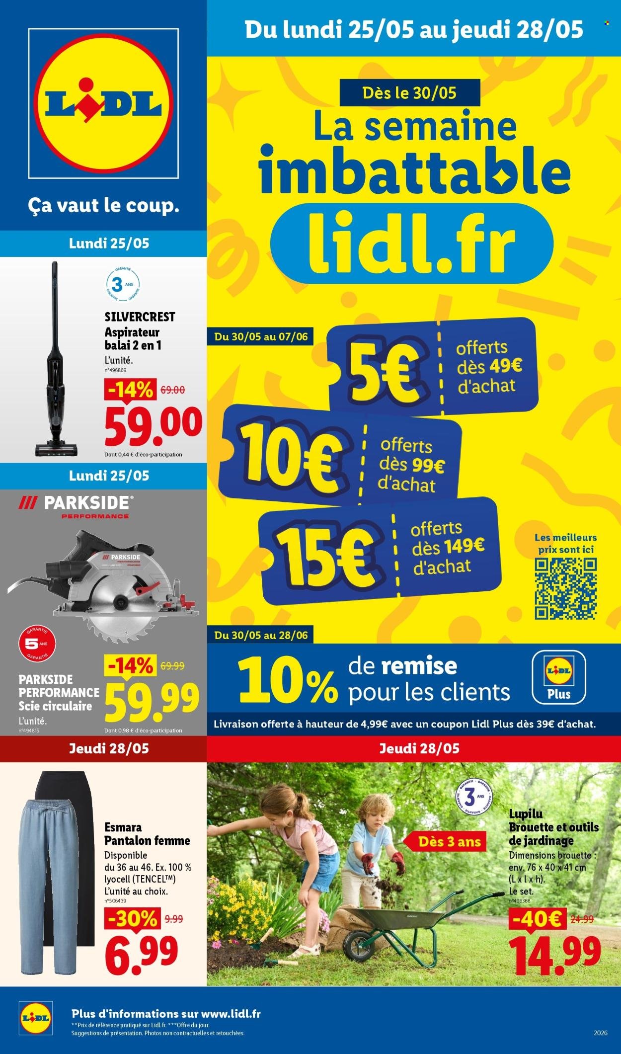 Catalogue LIDL - Les Exclu Web de la semaine (2026-05-25 - 2026-05-28)