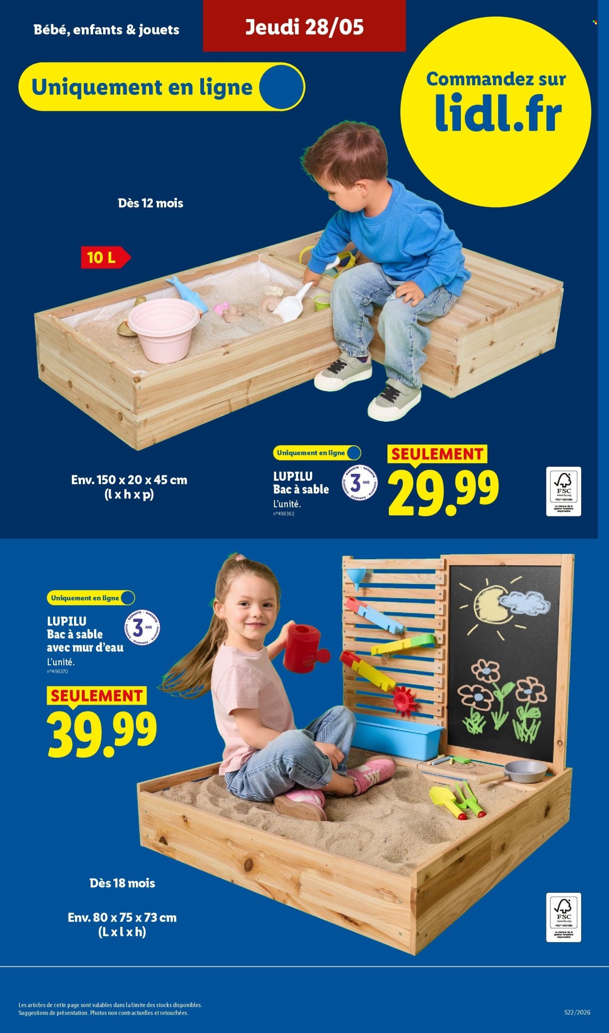 Catalogue LIDL - Les Exclu Web de la semaine (2026-05-25 - 2026-05-28)
