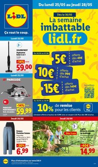 Catalogue LIDL - Les Exclu Web de la semaine