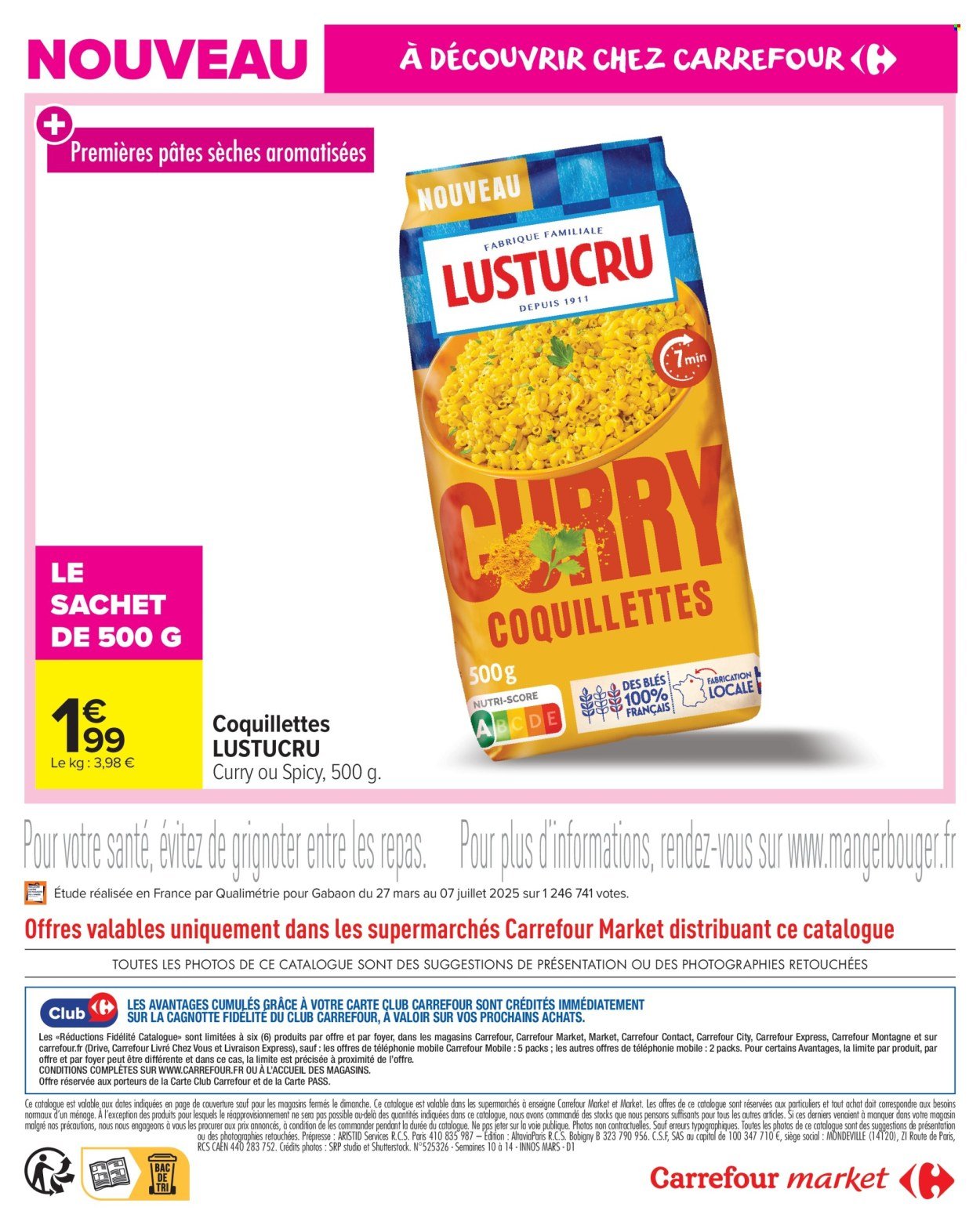 Catalogue CARREFOUR MARKET - LES NOUVEAUTÉS, VOTRE SÉLECTION À NE PAS MANQUER ! (2026-03-03 - 2026-03-30)