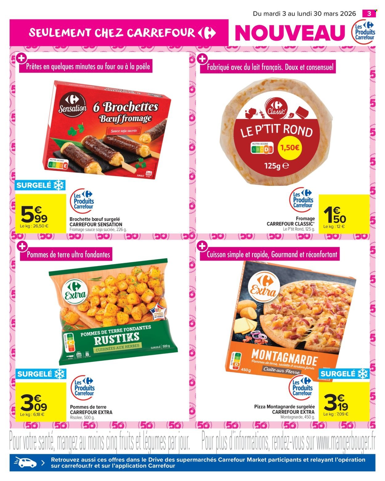 Catalogue CARREFOUR MARKET - LES NOUVEAUTÉS, VOTRE SÉLECTION À NE PAS MANQUER ! (2026-03-03 - 2026-03-30)
