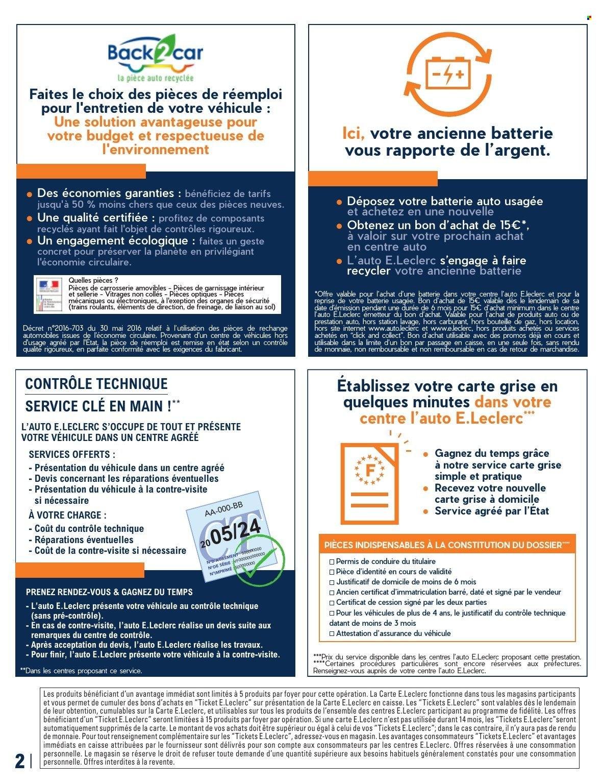 Catalogue E.LECLERC - THEMATIQUE RENTREE