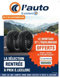 Catalogue E.LECLERC - THEMATIQUE RENTREE