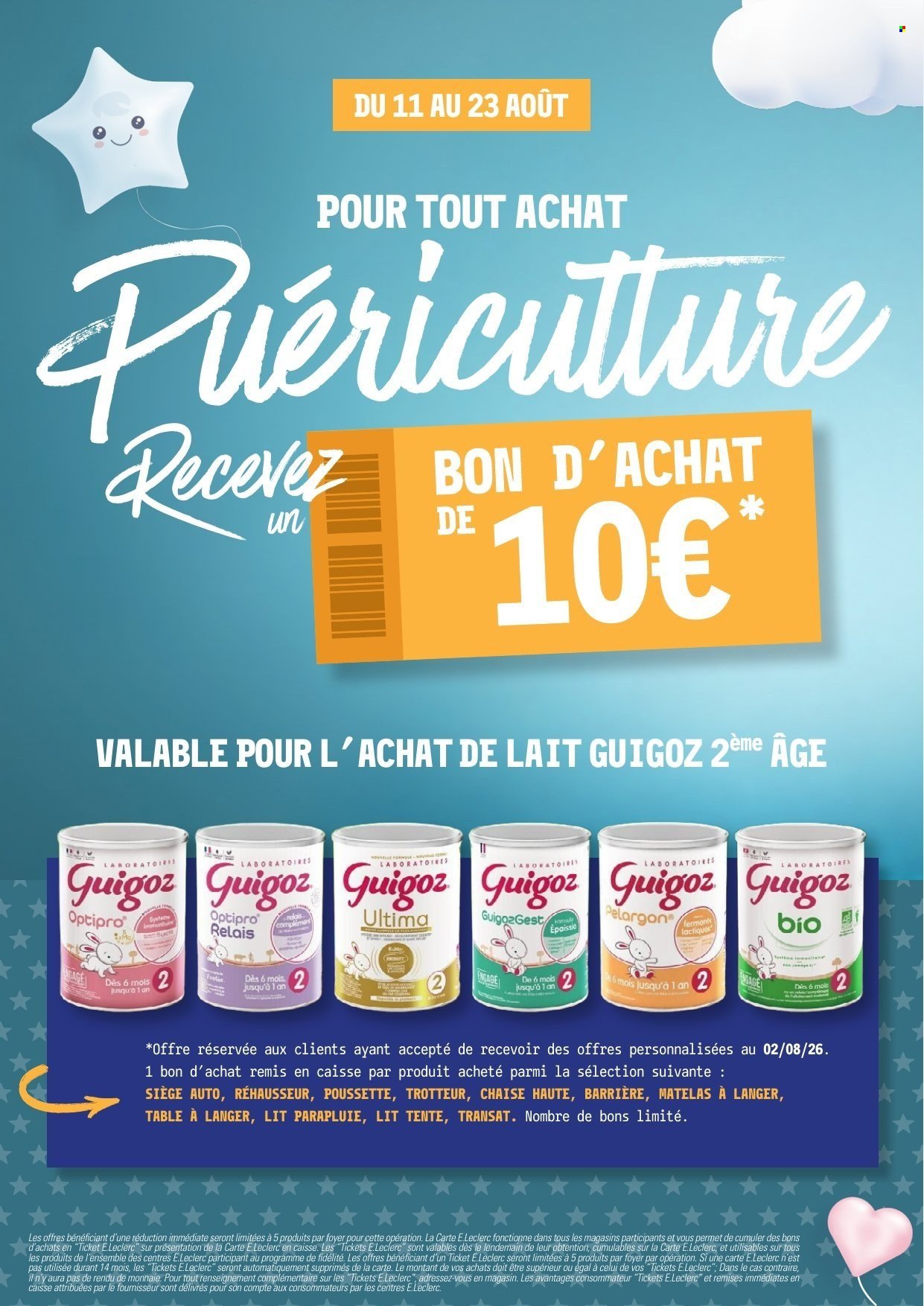 Catalogue E.LECLERC - Du mardi 11 août 2026