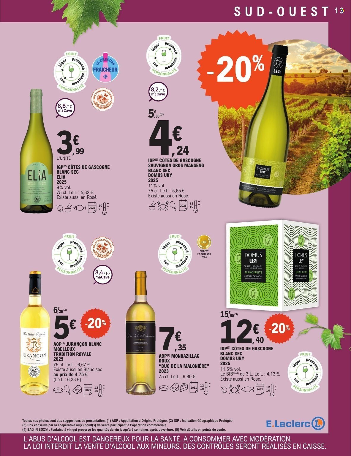 Catalogue E.LECLERC - FOIRE AUX VINS DE PRINTEMPS (2026-03-31 - 2026-04-12)