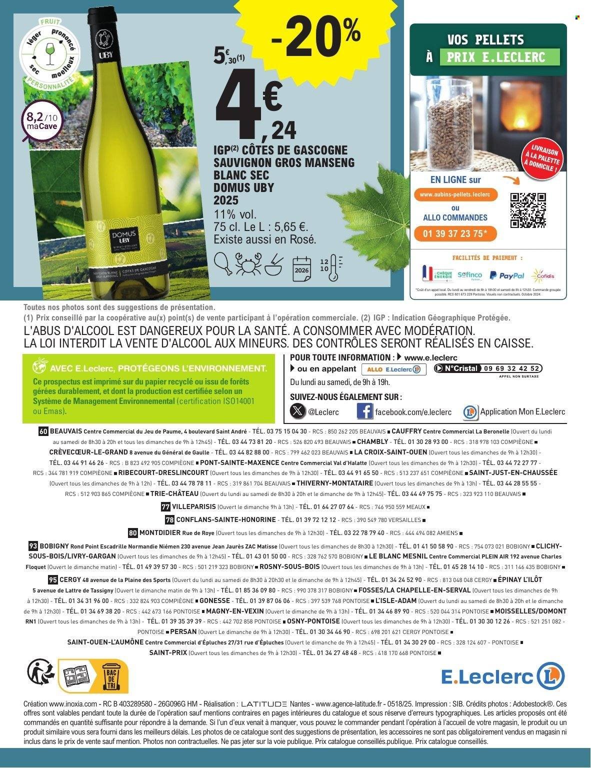 Catalogue E.LECLERC - FOIRE AUX VINS DE PRINTEMPS