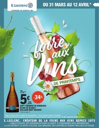 Catalogue E.LECLERC - FOIRE AUX VINS DE PRINTEMPS