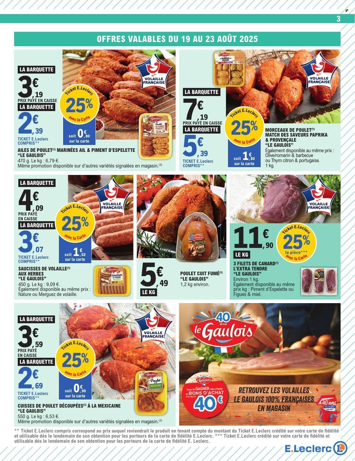 Catalogue E.LECLERC - TRAFIC POUVOIR ACHAT (2025-08-19 - 2025-08-30)