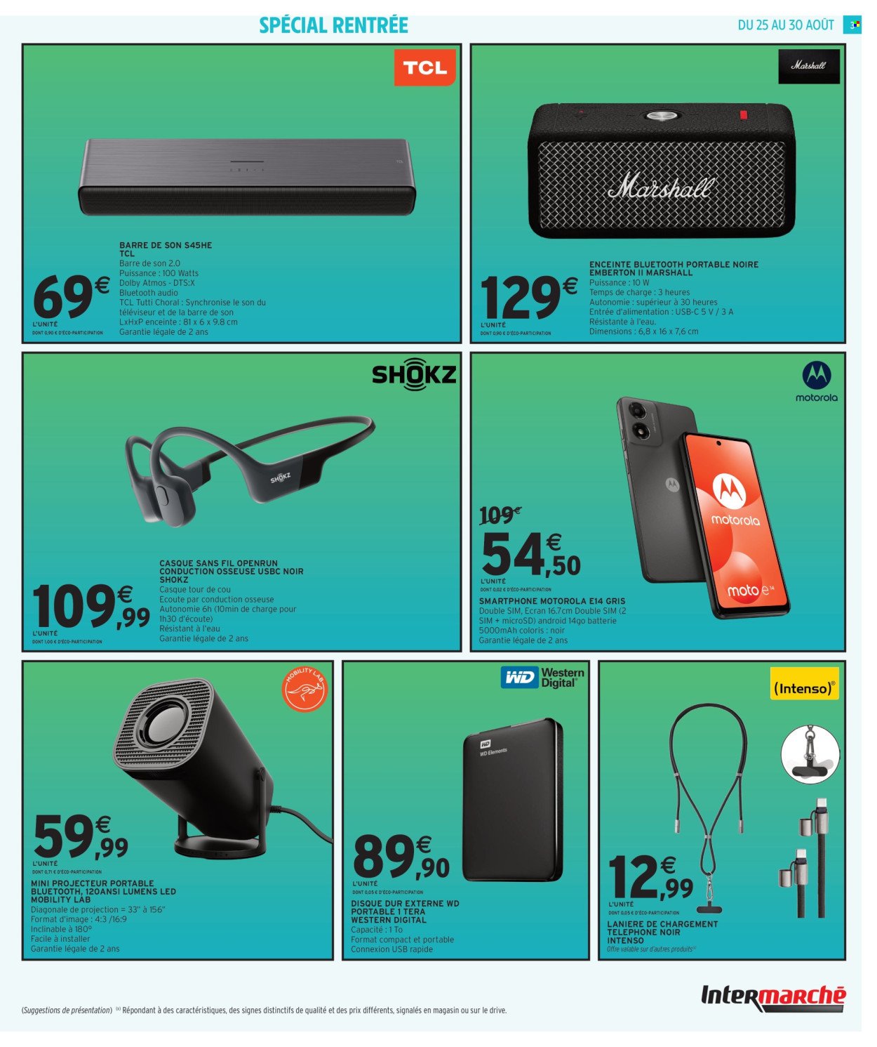 Catalogue INTERMARCHÉ - Notre sélection multimédia spécial rentrée