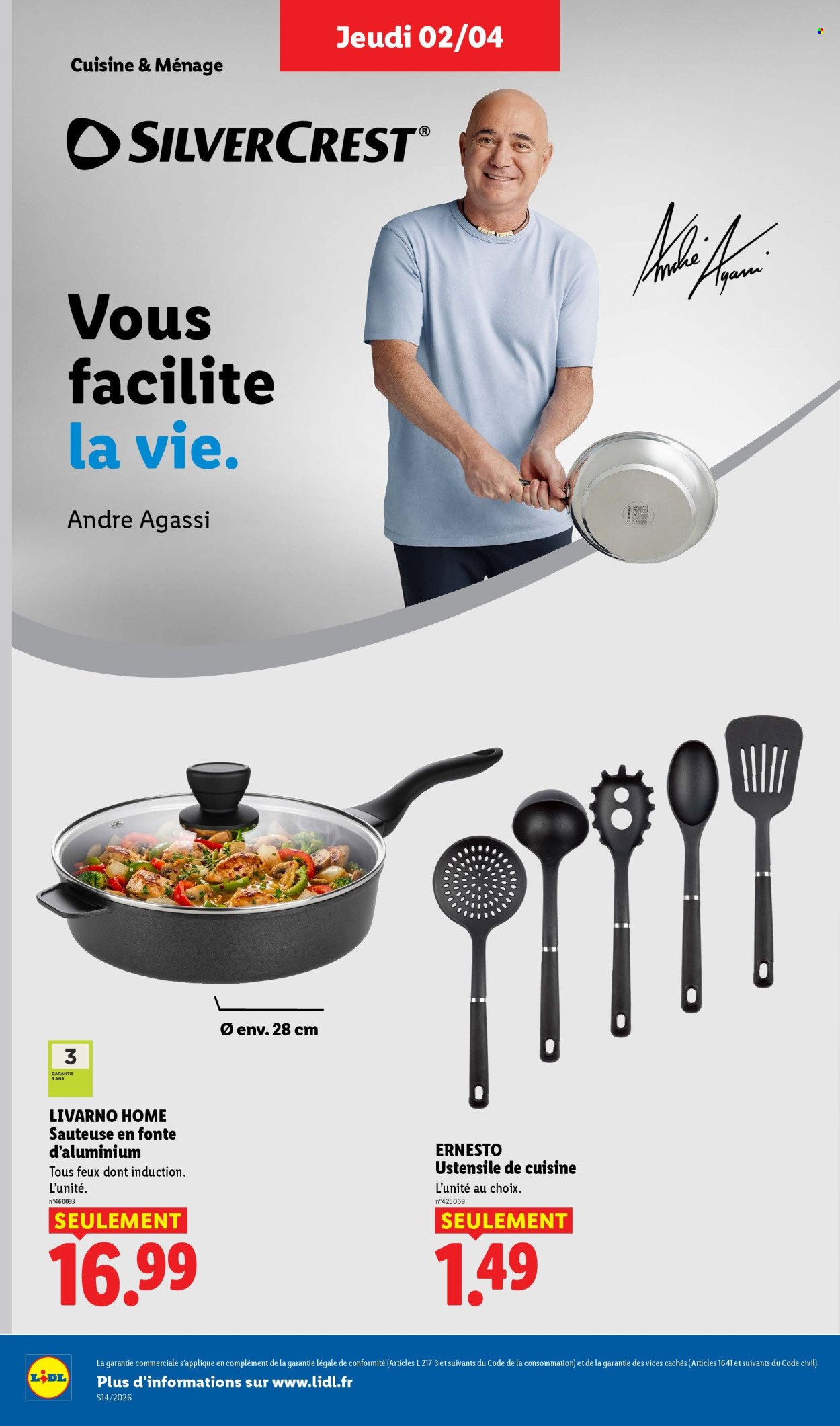 Catalogue LIDL - Les bonnes affaires de la semaine (2026-03-30 - 2026-04-02)