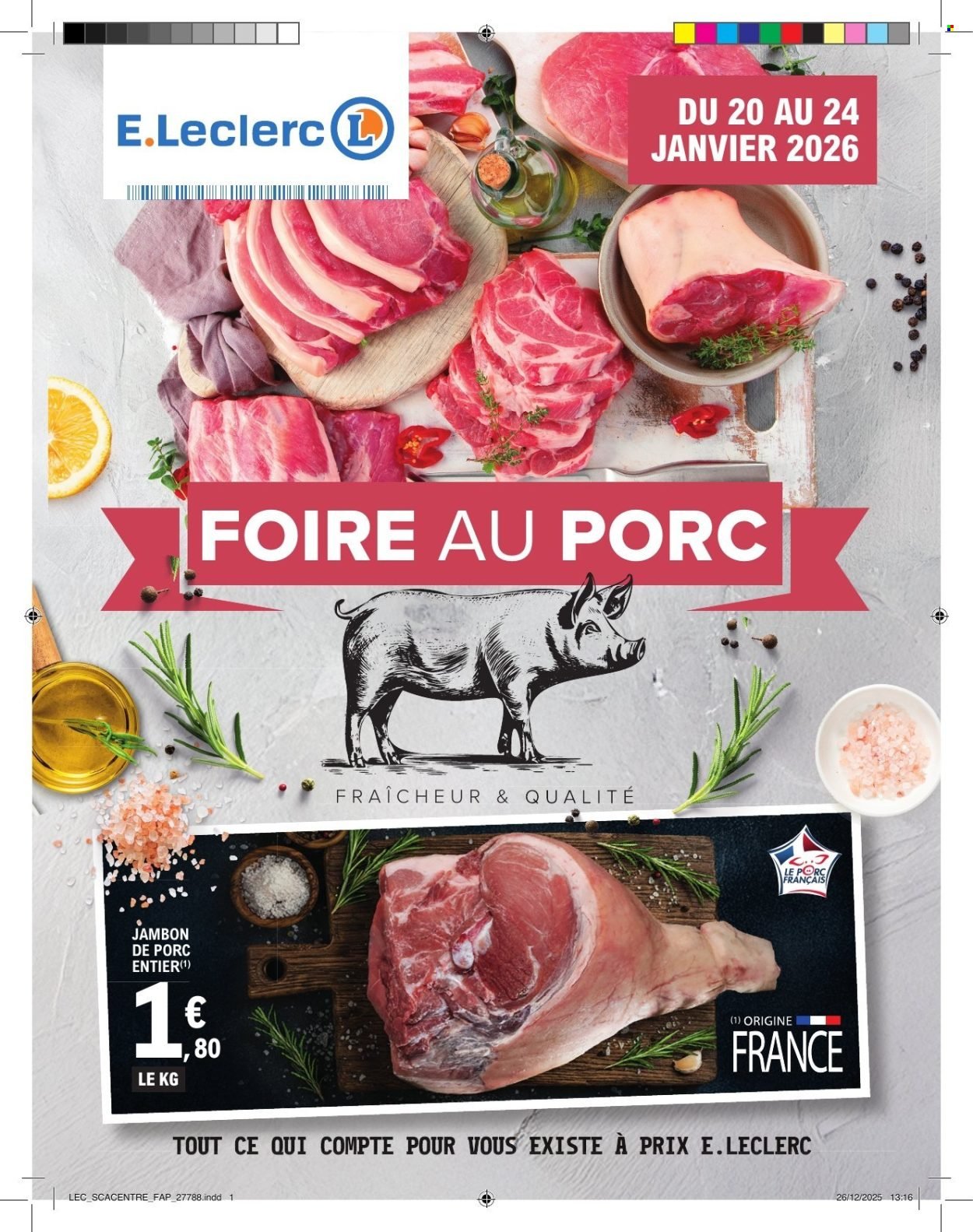Catalogue E.LECLERC - FOIRE AU PORC