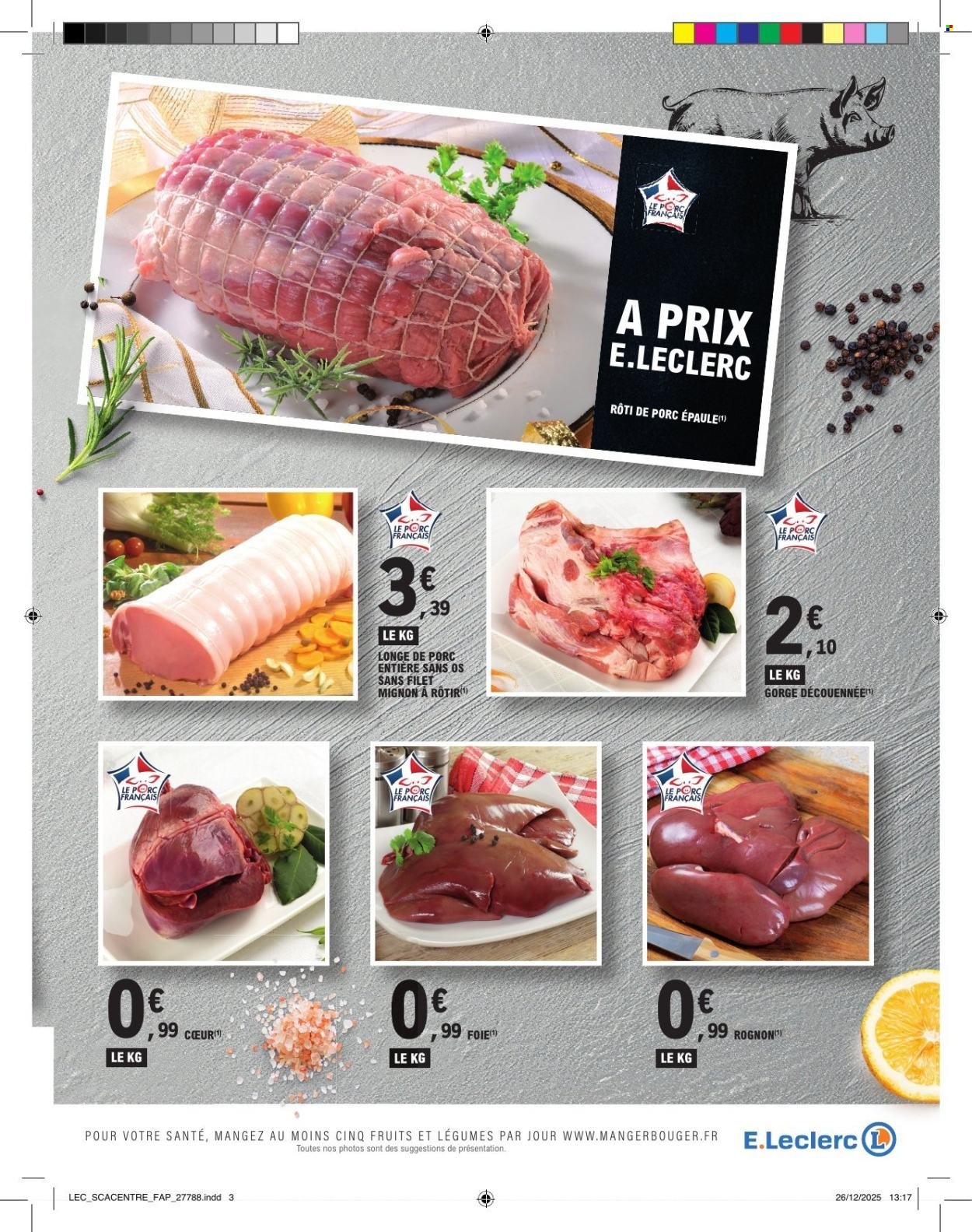 Catalogue E.LECLERC - FOIRE AU PORC