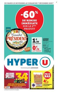 Catalogue HYPER U - Les prix bas de la semaine
