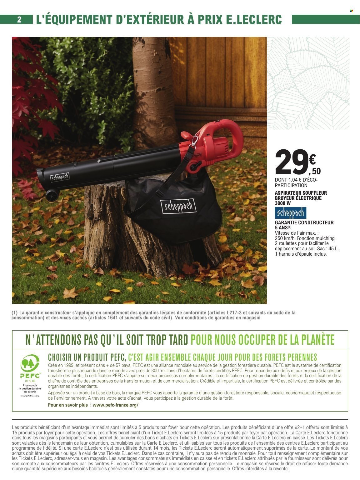 Catalogue E.LECLERC - JARDIN D'AUTOMNE BRICO CHAUFFAGE