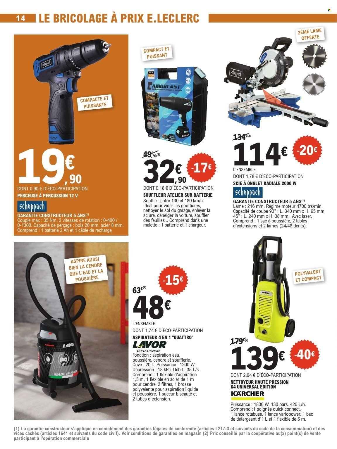 Catalogue E.LECLERC - JARDIN D'AUTOMNE BRICO CHAUFFAGE