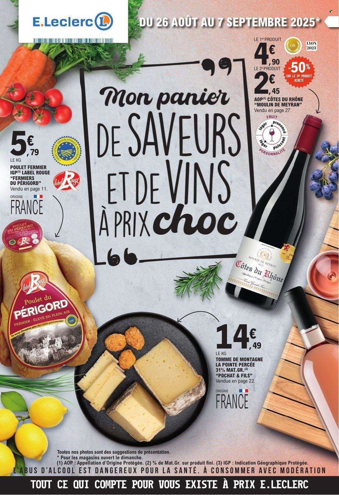 Catalogue E.LECLERC - PDTS FRAIS & VINS A PRIX CHOC (2025-08-28 - 2025-09-07)
