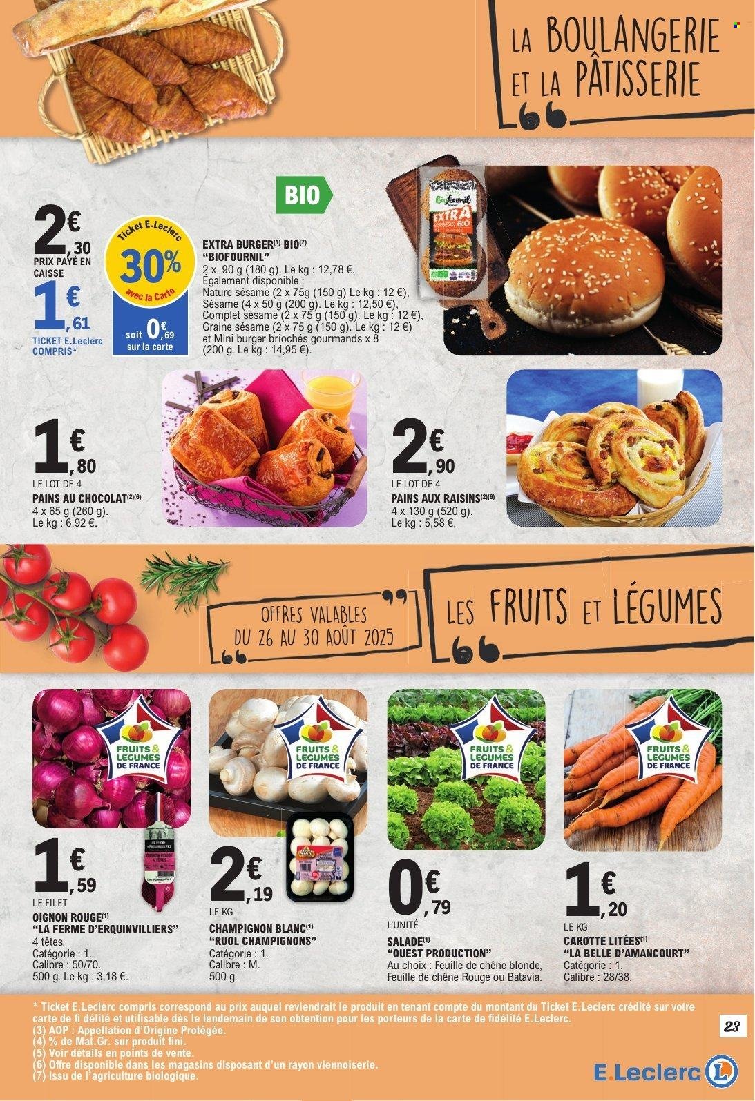 Catalogue E.LECLERC - PDTS FRAIS & VINS A PRIX CHOC (2025-08-28 - 2025-09-07)
