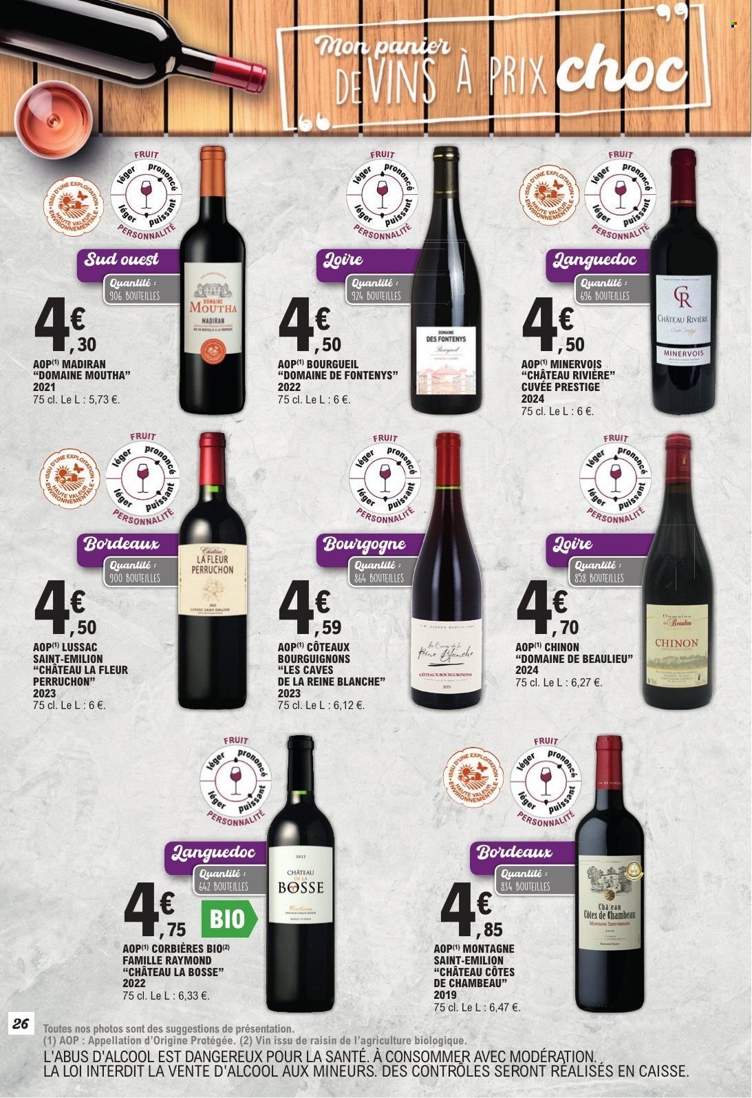 Catalogue E.LECLERC - PDTS FRAIS & VINS A PRIX CHOC (2025-08-28 - 2025-09-07)