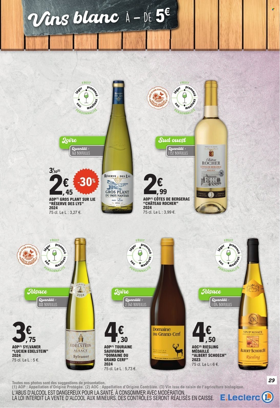 Catalogue E.LECLERC - PDTS FRAIS & VINS A PRIX CHOC (2025-08-28 - 2025-09-07)