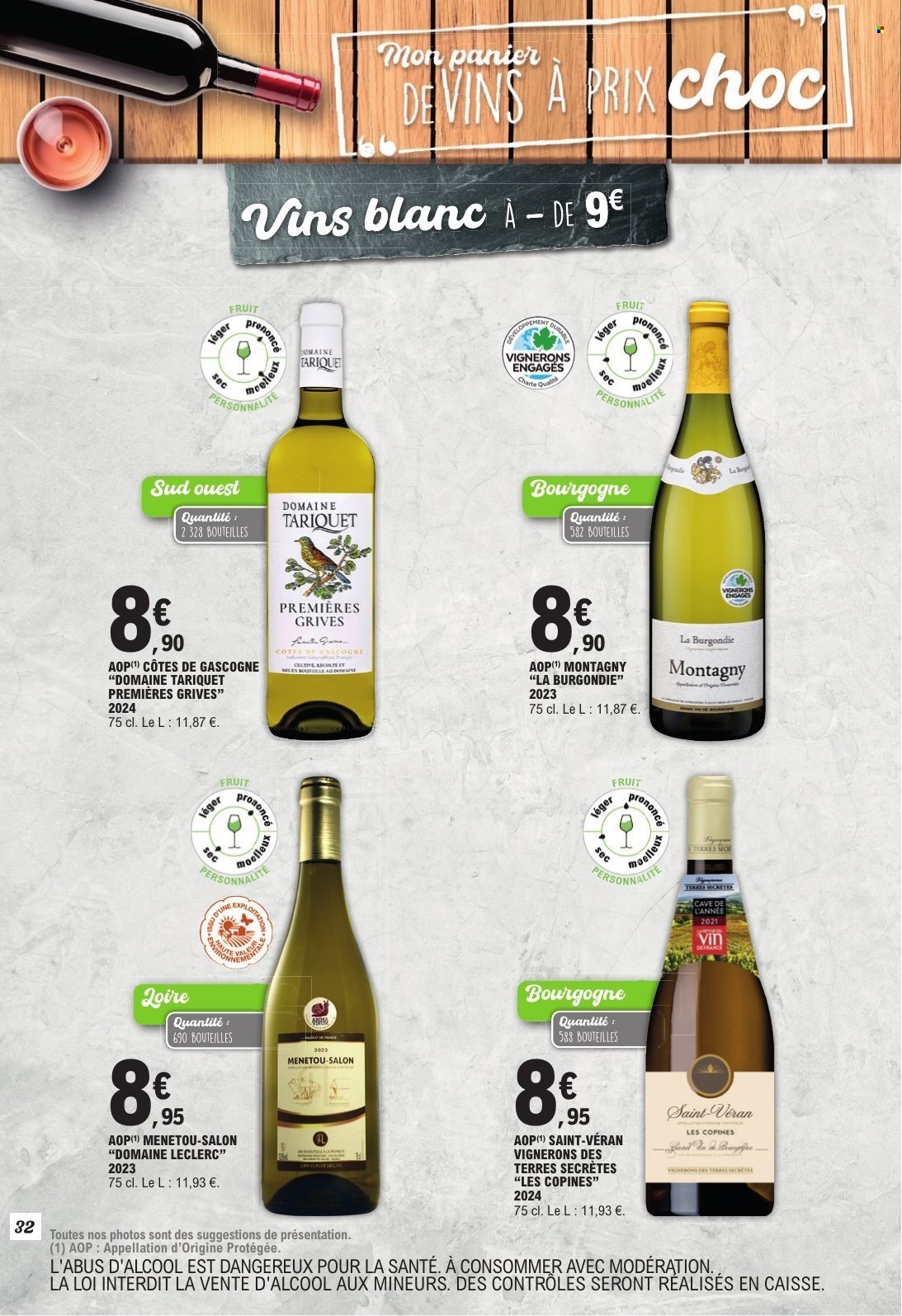 Catalogue E.LECLERC - PDTS FRAIS & VINS A PRIX CHOC (2025-08-28 - 2025-09-07)