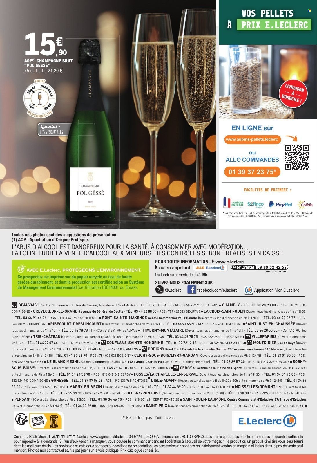 Catalogue E.LECLERC - PDTS FRAIS & VINS A PRIX CHOC (2025-08-28 - 2025-09-07)