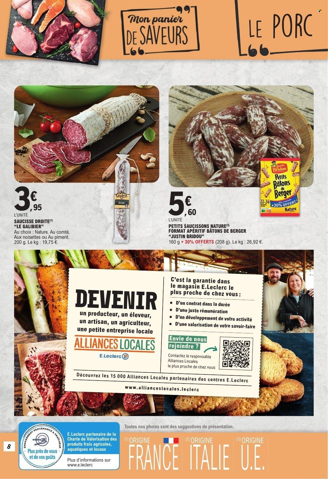 Catalogue E.LECLERC - PDTS FRAIS & VINS A PRIX CHOC (2025-08-28 - 2025-09-07)