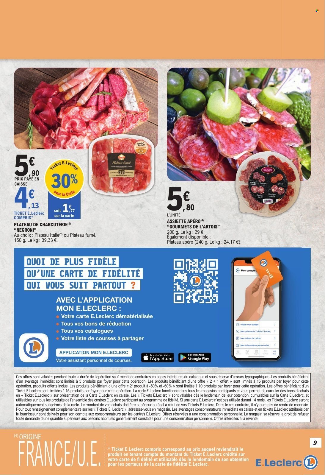 Catalogue E.LECLERC - PDTS FRAIS & VINS A PRIX CHOC (2025-08-28 - 2025-09-07)