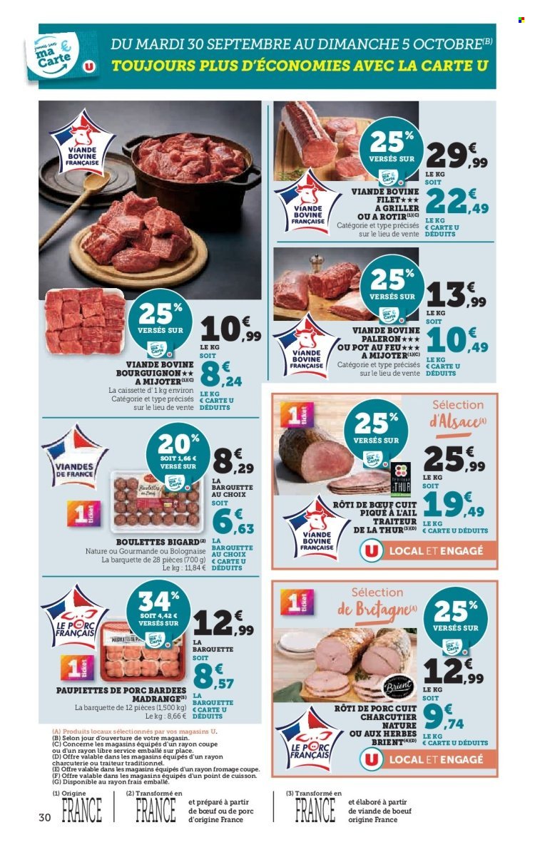 Catalogue HYPER U - Les prix bas de la semaine (2025-09-30 - 2025-10-12)