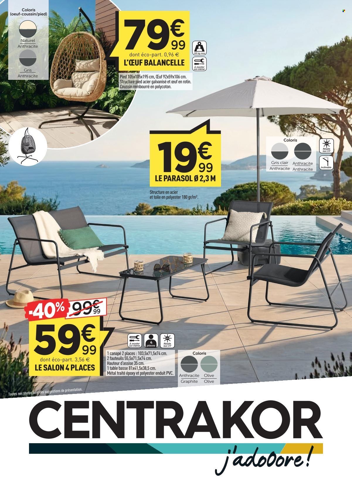Catalogue CENTRAKOR - RECEVOIR AVEC STYLE & TABLES D'ÉTÉ (2026-04-27 - 2026-05-10)
