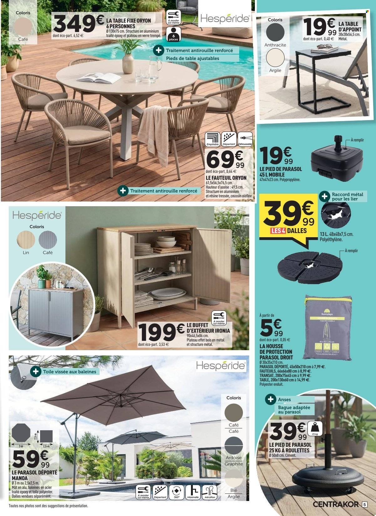 Catalogue CENTRAKOR - RECEVOIR AVEC STYLE & TABLES D'ÉTÉ (2026-04-27 - 2026-05-10)