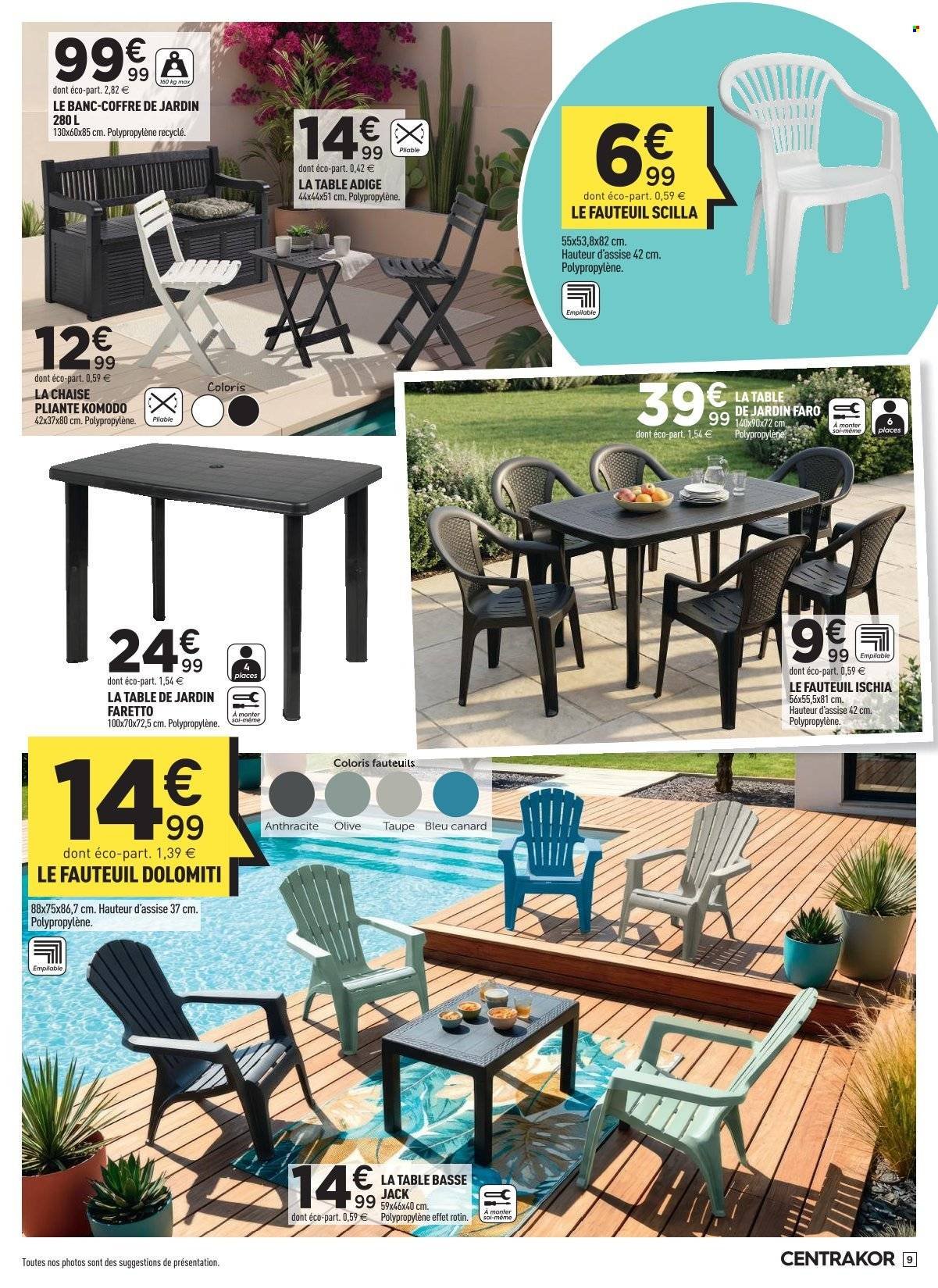 Catalogue CENTRAKOR - RECEVOIR AVEC STYLE & TABLES D'ÉTÉ (2026-04-27 - 2026-05-10)