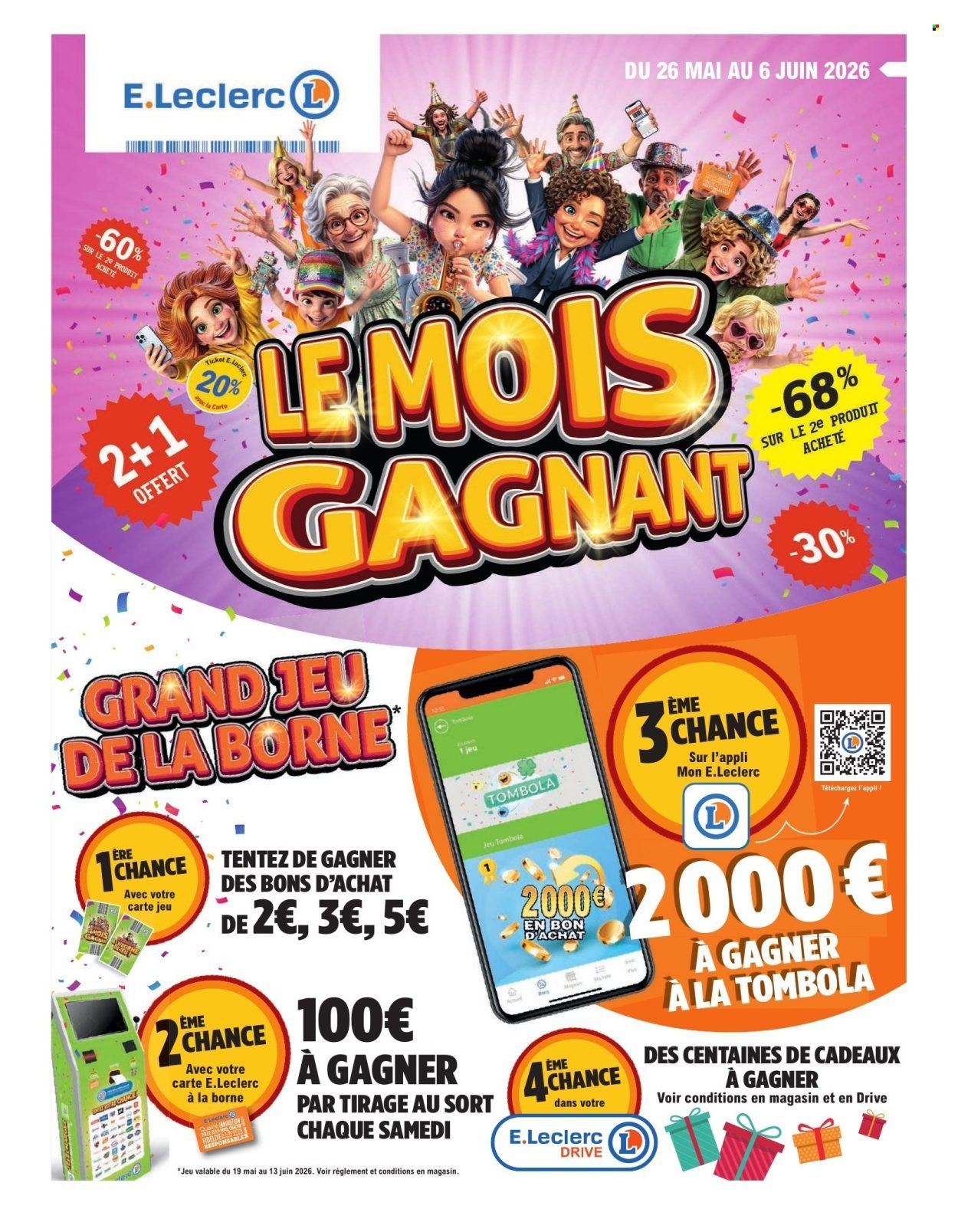 Catalogue E.LECLERC - LE MOIS GAGNANT