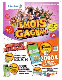 Catalogue E.LECLERC - LE MOIS GAGNANT