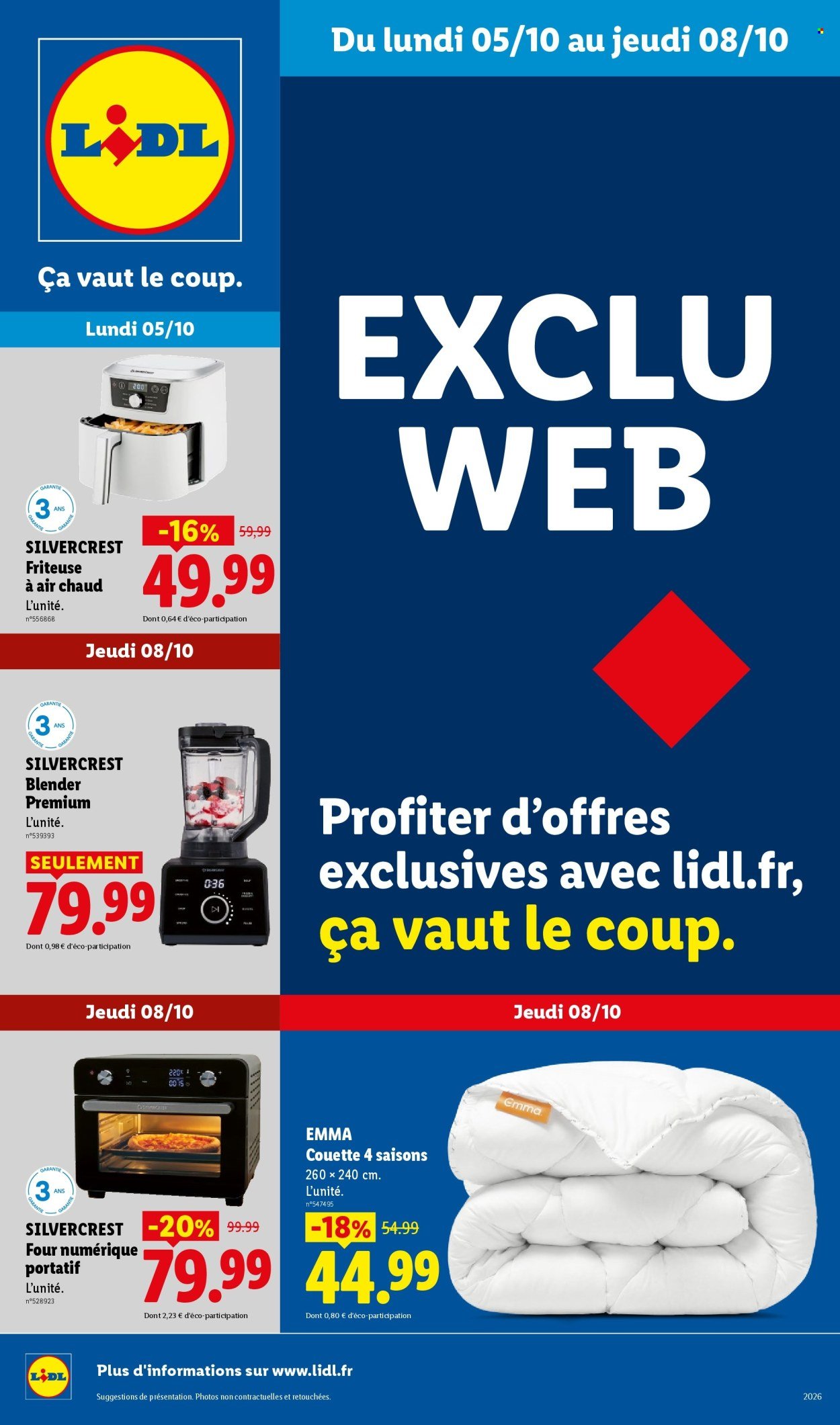 Catalogue LIDL - Les Exclus Web de la semaine