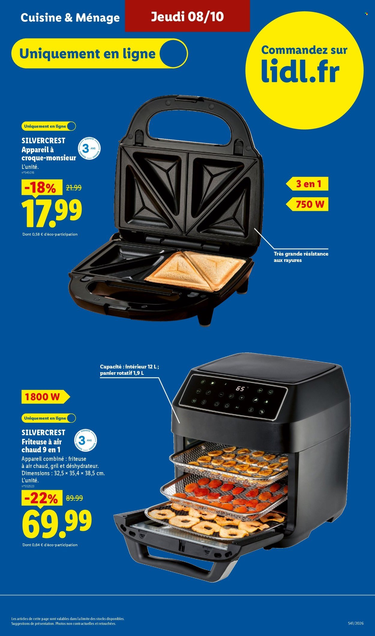 Catalogue LIDL - Les Exclus Web de la semaine