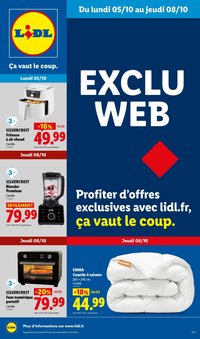 Catalogue LIDL - Les Exclus Web de la semaine